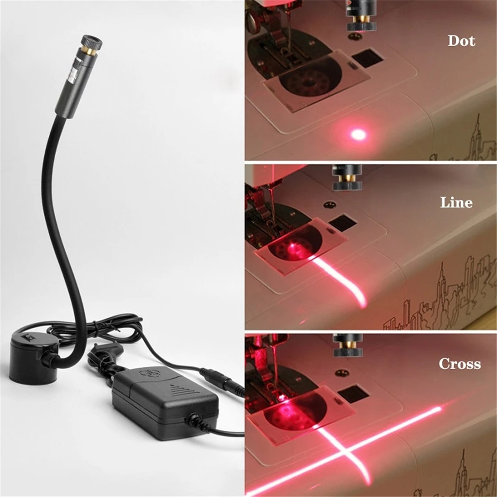 Industrial Laser Line Generator - Lengthened Silicone Hose Laser Positioning Light