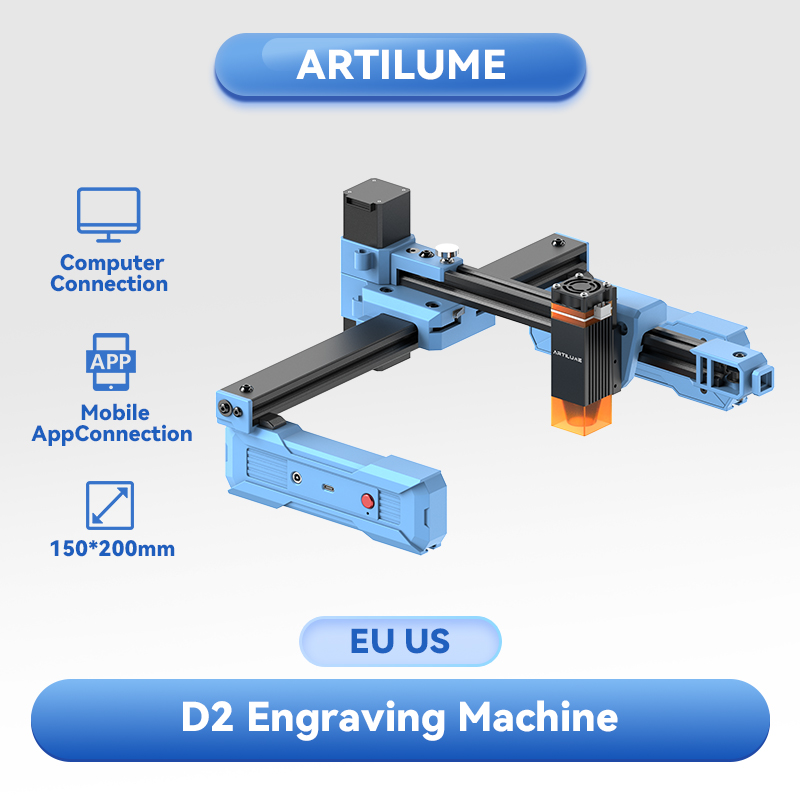 Industrial Laser Removal - Artilume D2 2.5/6W Foldable Laser Engraving