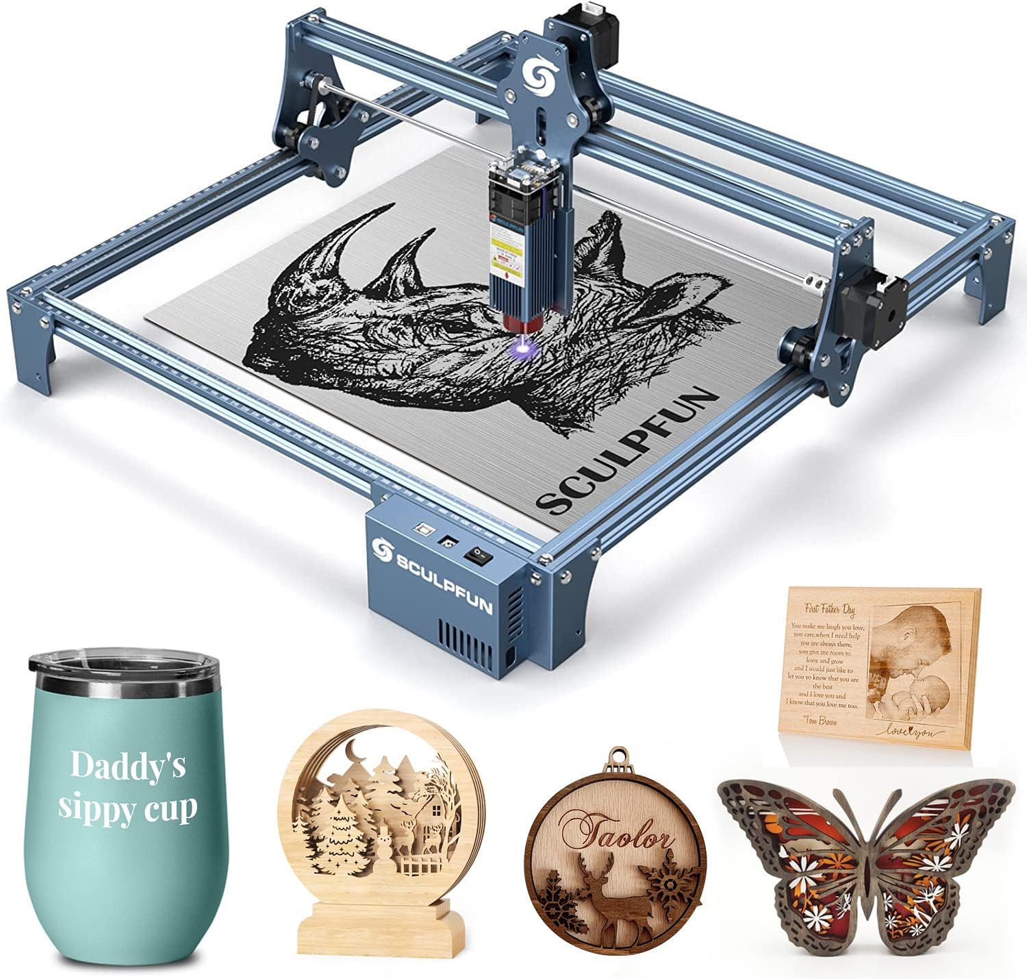 Industrial Laser Removal - SCULPFUN S9 Laser Engraver 90W Effect