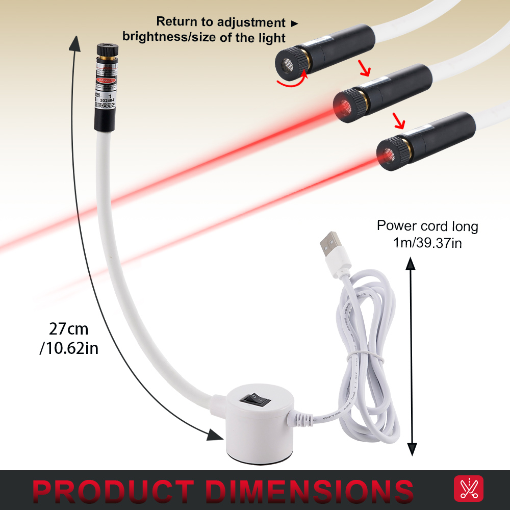 Industrial Laser Cutter - USB positioning light Infrared laser dual-purpose