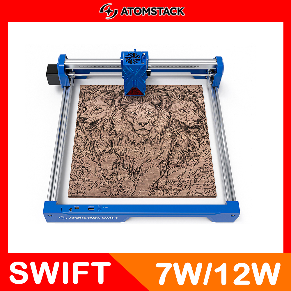 Industrial Laser Cutter - ATOMSTACK Swift 7W Portable Laser Engraver