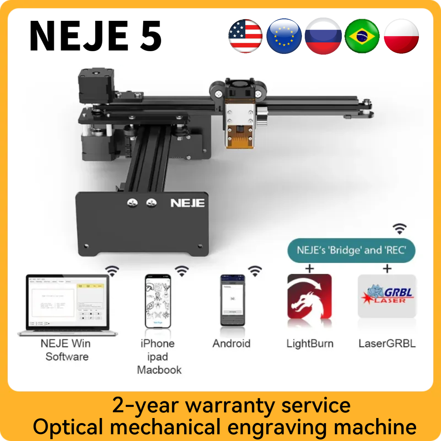 7W/12W Wood Cutting Machine NE - Industrial Laser Cutter ulasan dan harga