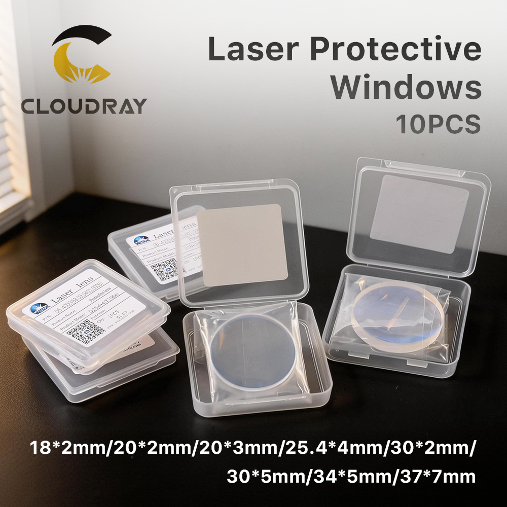 Cloudray 10PCS Protective Wind - Co2 Laser Mirror ulasan dan harga