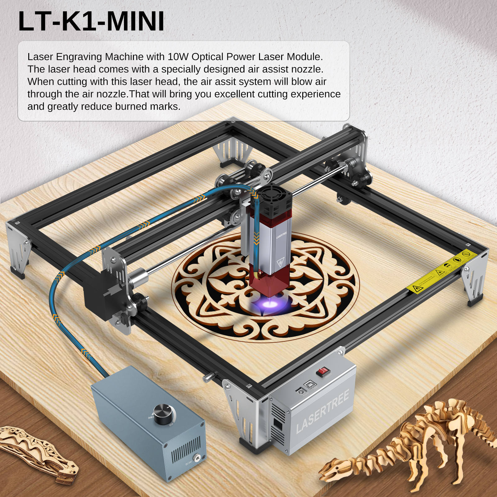 LASER TREE K1 Mini Laser Engra - Industrial Laser Removal ulasan dan harga