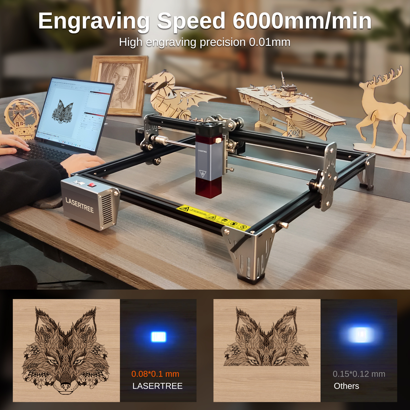 LASER TREE K1 Mini Laser Engra - Industrial Laser Removal ulasan dan harga