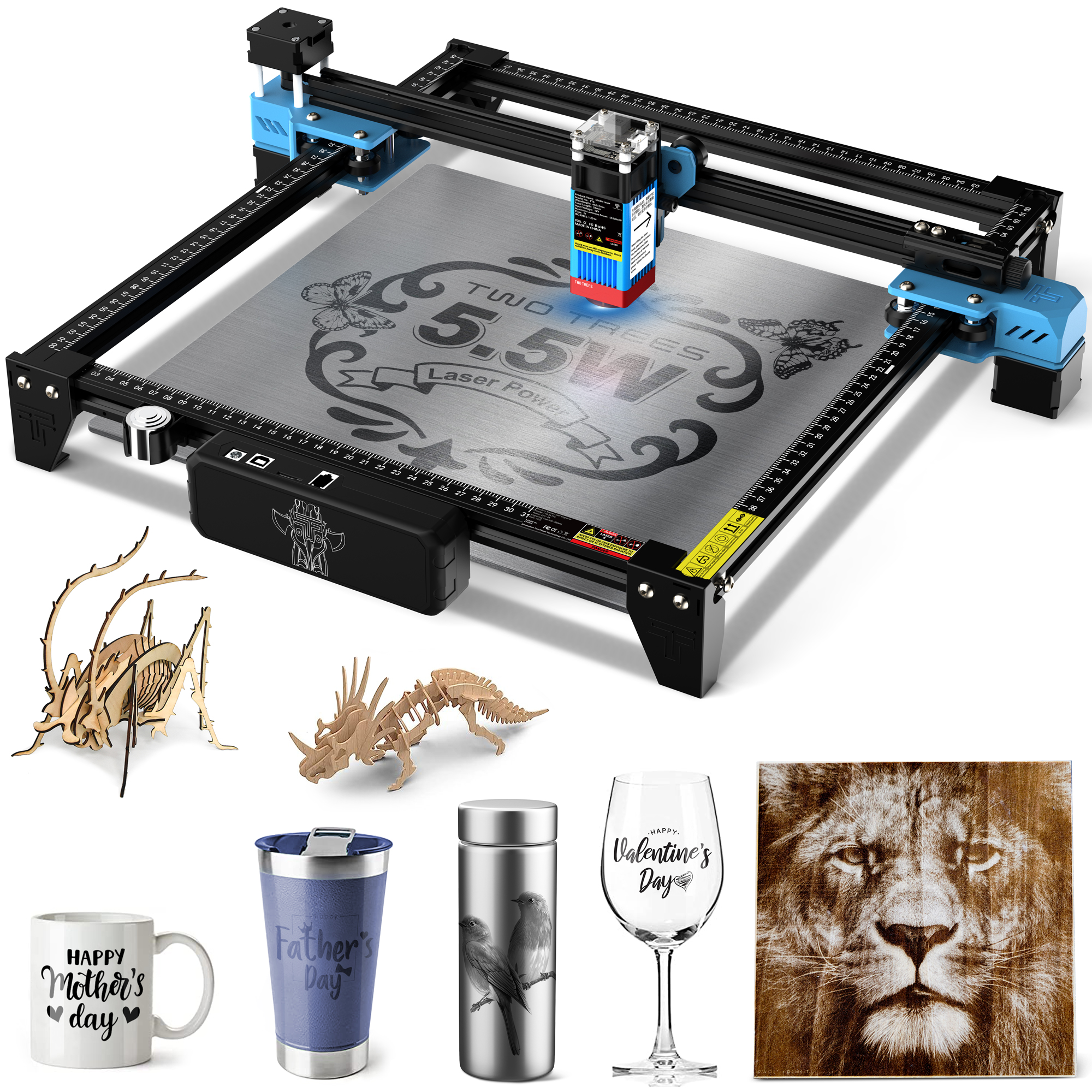 TwoTrees TTS-55 PRO CNC Laser  - Industrial Laser Cutter ulasan dan harga